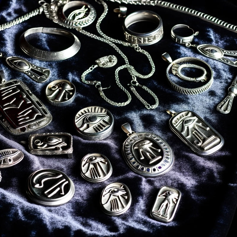 How do you care for Egyptian silver jewelry?