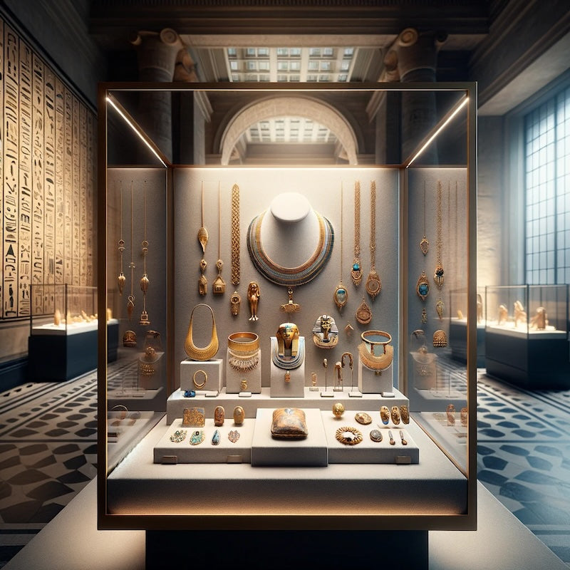 Did the British Museum have Egyptian jewelry?