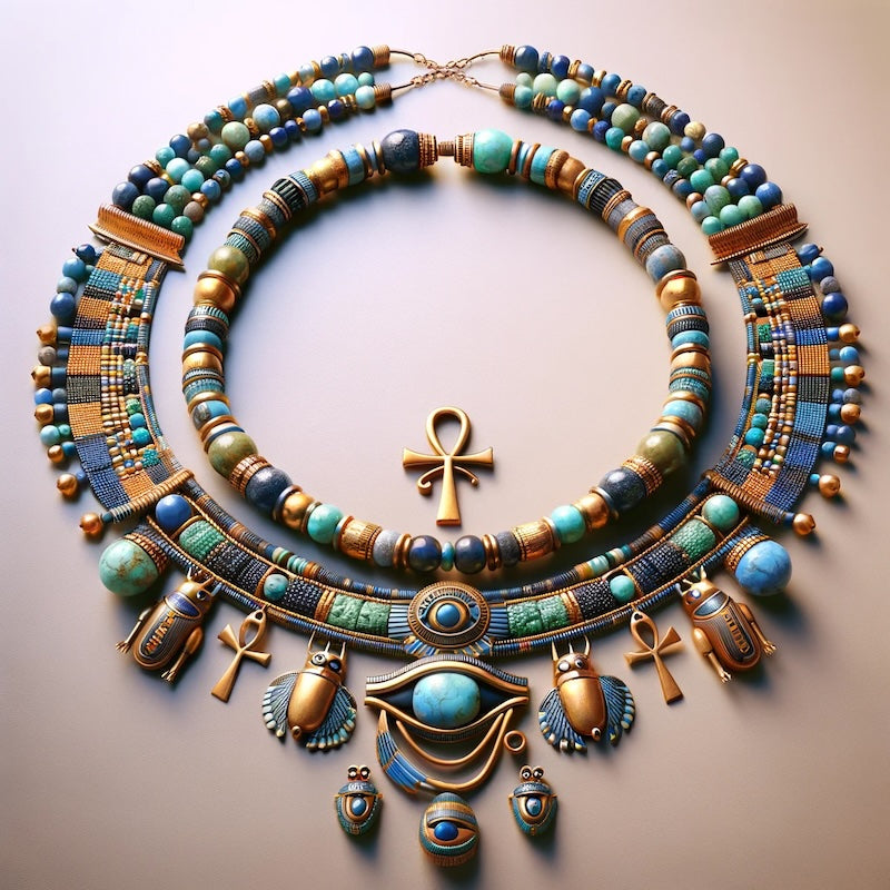 How to make ancient Egyptian jewelry?