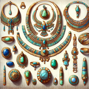 When was ancient Egyptian jewelry first made?