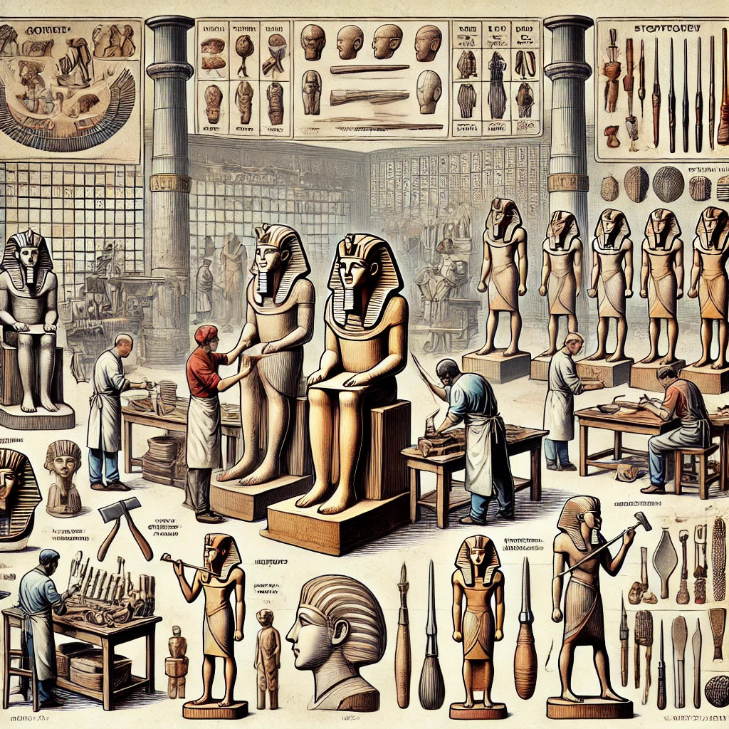 Materials and Techniques in Ancient Egyptian Statuary: An In-Depth Exploration