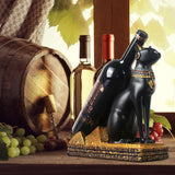 Black cat wine bottle holder Cat