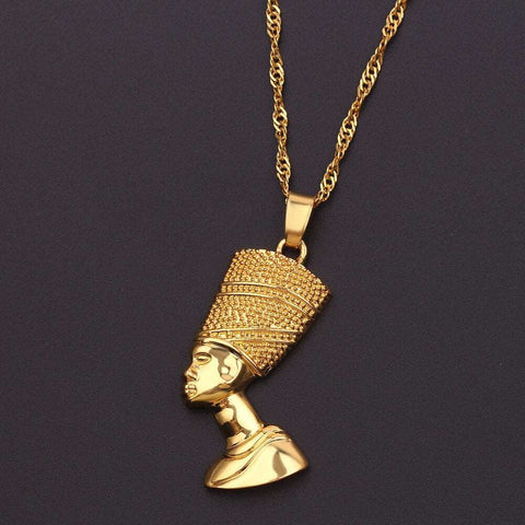 Nefertiti Gold & Silver Vintage Necklace 1 United States