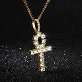 Zircon Jewelry - Ankh Cross Gold Color