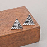 Pyramid Studs Earring - Eye of Horus