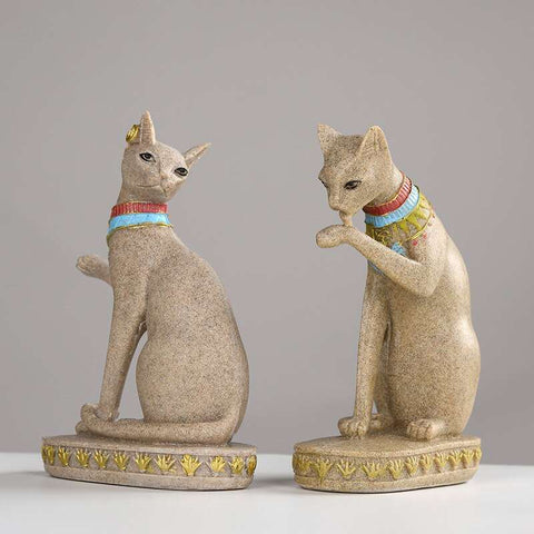 Egyptian Cat Gods Statues