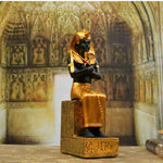 Black and gold pharaoh statue 11.5X7X26.5cm