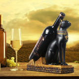 Black cat wine bottle holder