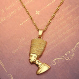 Nefertiti Gold & Silver Vintage Necklace