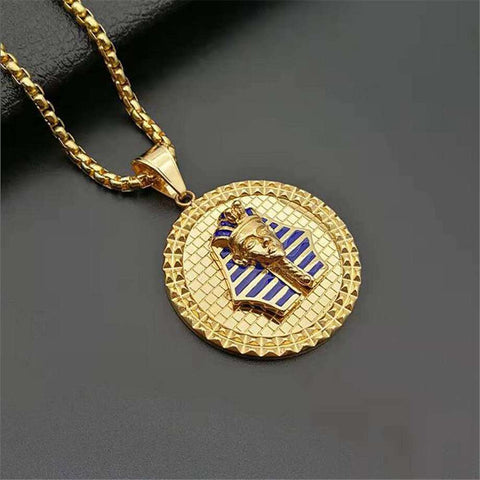 Egyptian gold coin Necklace