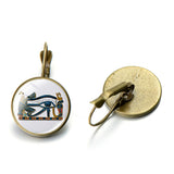 Egyptian Stud Earrings - Eye of Horus Style 22