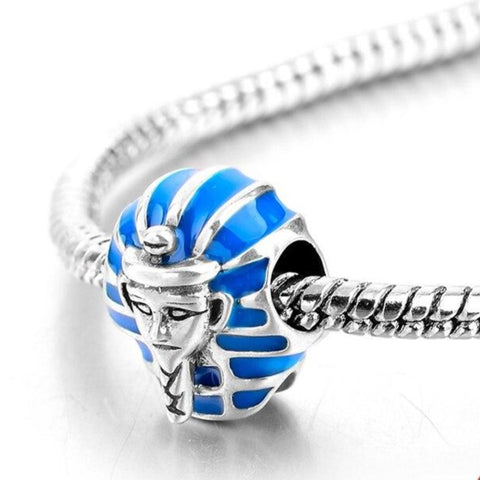 Pharaoh's Necklace - Silver Blue