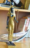 Egypt statues Black Isis Goddess