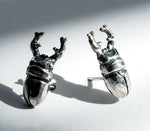 Scarab Earrings - Egyptian Beetle