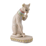 2 Small Egyptian Cat Statues - Bastet Goddess