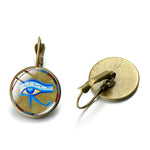 Egyptian Stud Earrings - Eye of Horus Style 14