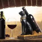 Wine Bottle Holder - Bastet Goddess Cat Statue