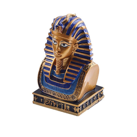 Ancient Egyptian Head Statue - King Tut Pharaoh