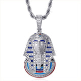 Men's egyptian pharaoh necklace Silver